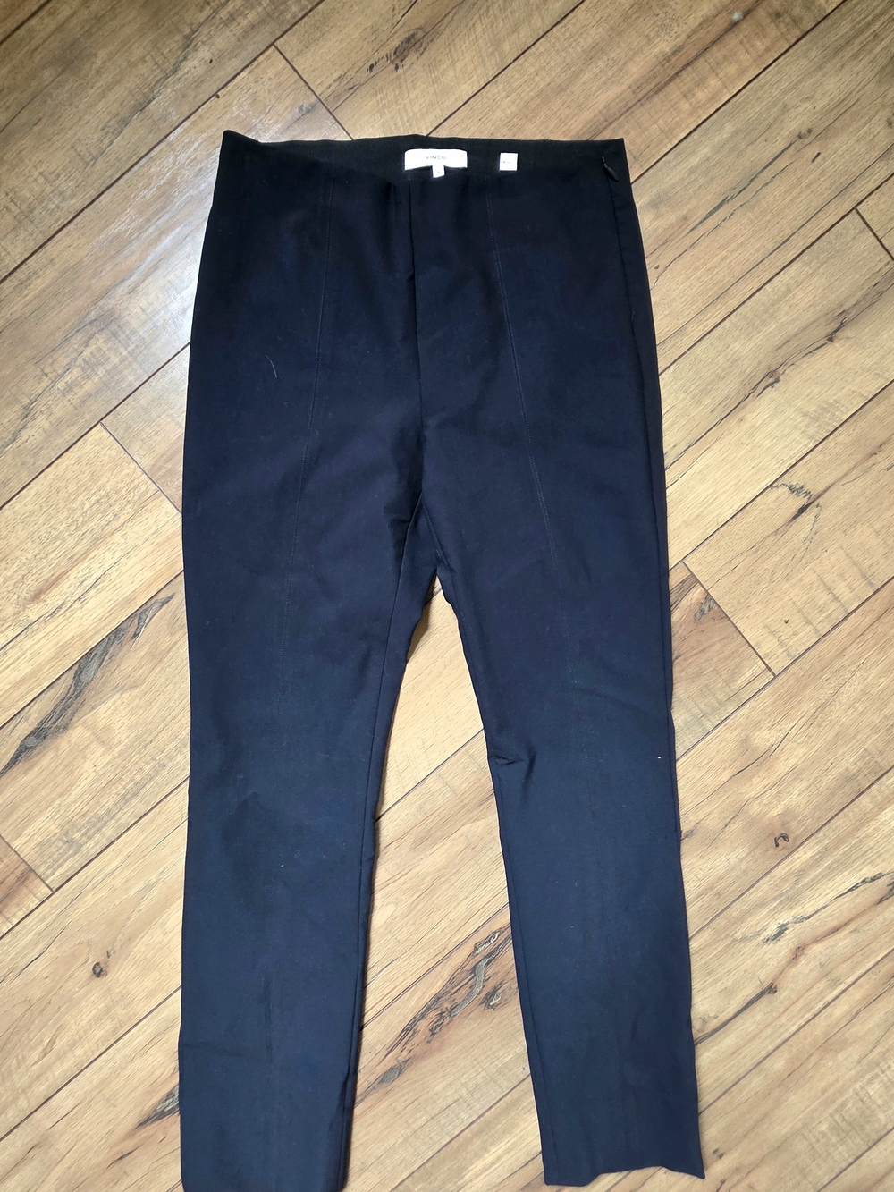 Vince Navy Pull On Ponte Dress Pants Small Skinny Career